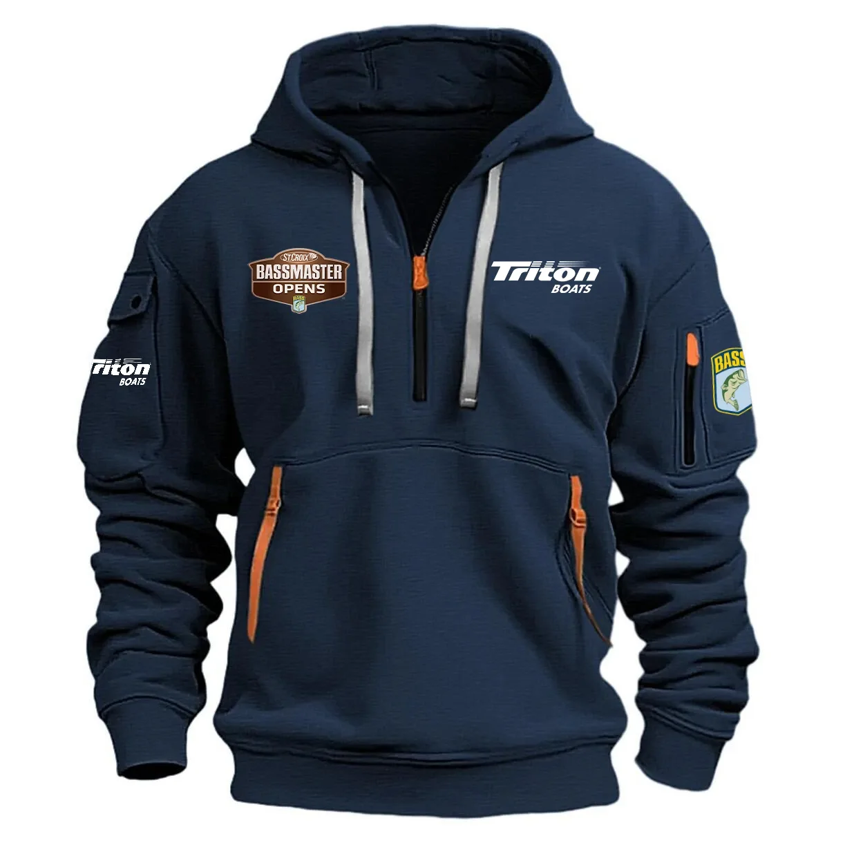 Bassmaster Opens Tournament Half Zipper Hoodie HCAH11501TBO - Bassmaster Opens Tournament Hoodie