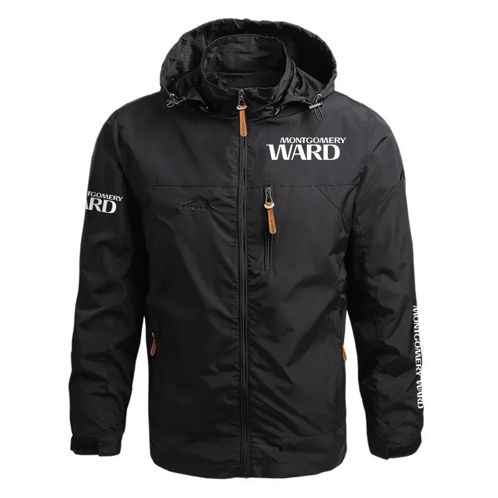 Montgomery Ward Exclusive Logo Waterproof Outdoor Jacket Detachable Hood HCPDJH611MWZ - Montgomery Ward Gift