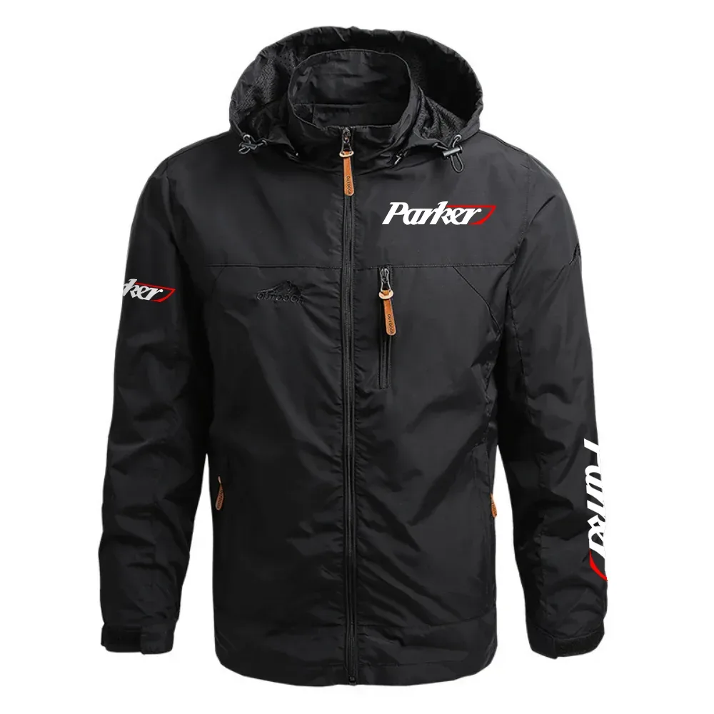 Parker Exclusive Logo Waterproof Outdoor Jacket Detachable Hood HCPDJH611PAZ - Parker Gift