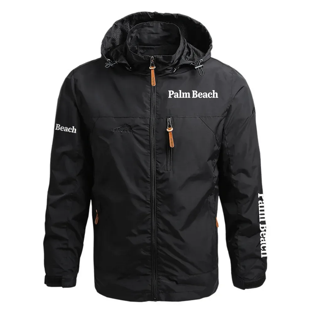 Palm Beach Exclusive Logo Waterproof Outdoor Jacket Detachable Hood HCPDJH611PEZ - Palm Beach Gift