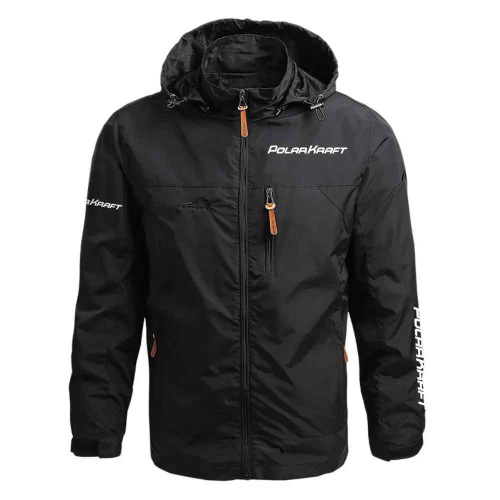 Polar Kraft Exclusive Logo Waterproof Outdoor Jacket Detachable Hood HCPDJH611PKZ - Polar Kraft Gift