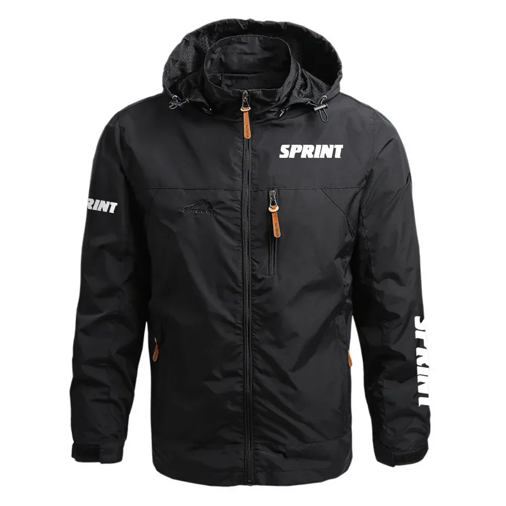 Sprint Exclusive Logo Waterproof Outdoor Jacket Detachable Hood HCPDJH611S6Z - Sprint Gift