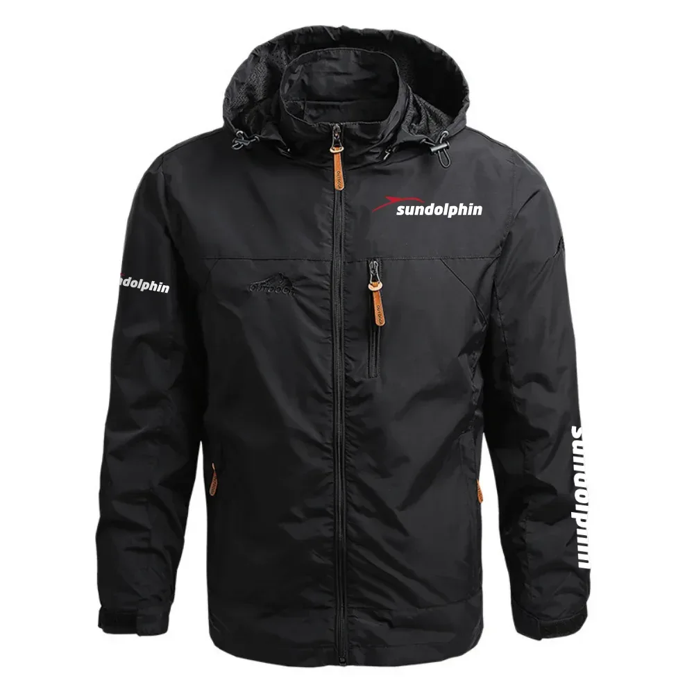 Sundolphin Exclusive Logo Waterproof Outdoor Jacket Detachable Hood HCPDJH611SDZ - Sundolphin Gift