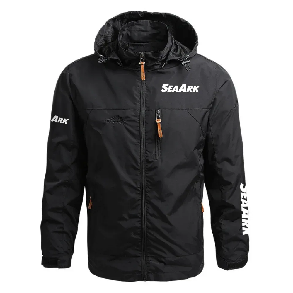 SeaArk Exclusive Logo Waterproof Outdoor Jacket Detachable Hood HCPDJH611SGZ - SeaArk Gift