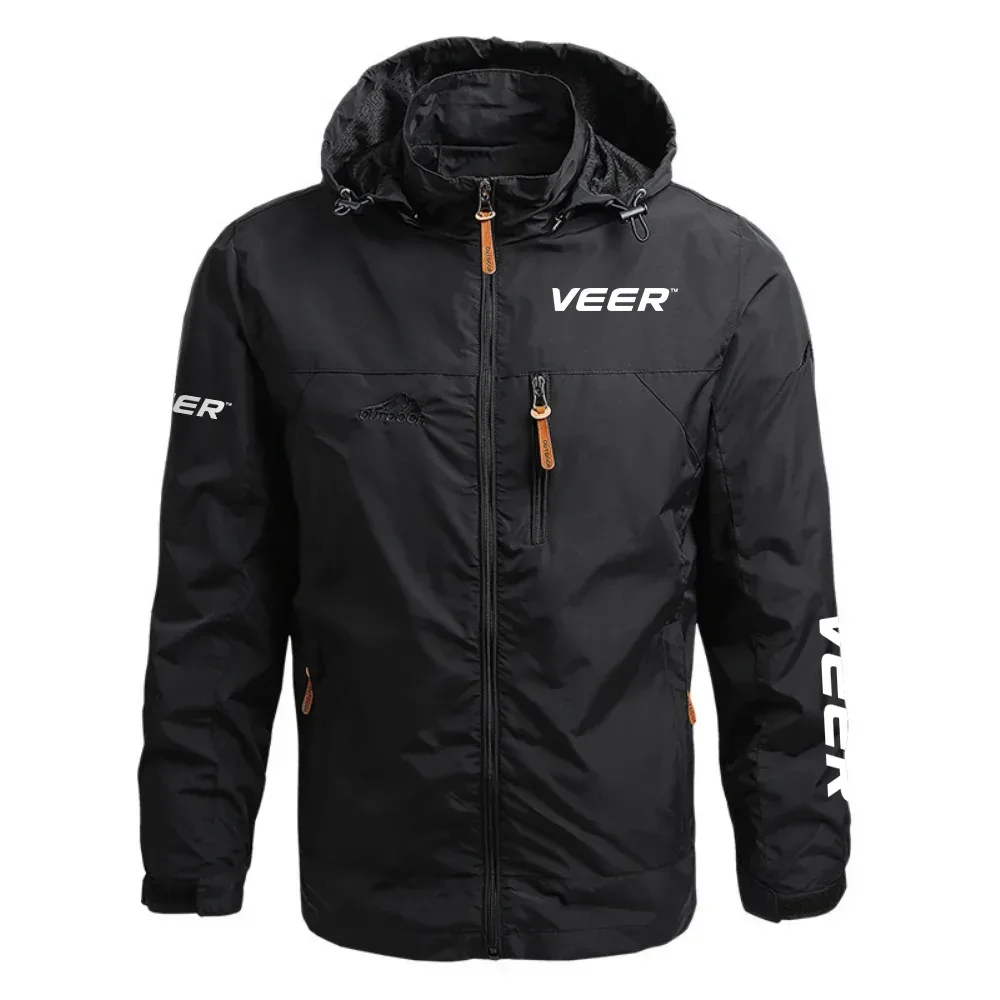 Veer Exclusive Logo Waterproof Outdoor Jacket Detachable Hood HCPDJH611VEZ - Veer Gift