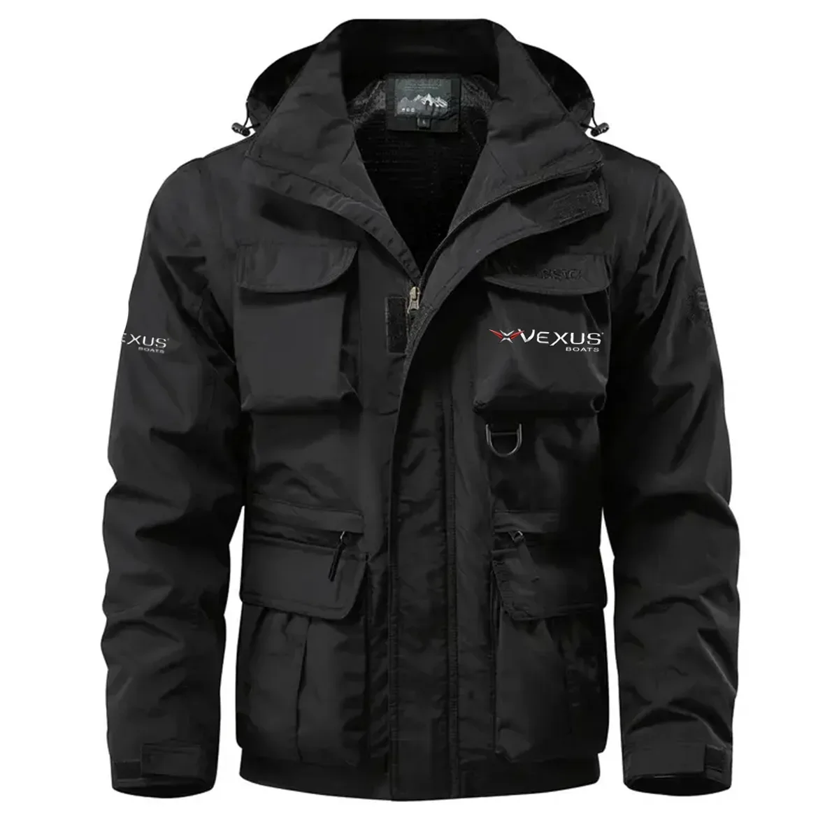 Vexus Exclusive Logo Waterproof Multi Pocket Jacket Detachable Hood and Sleeves HCPDMPJ529VBZ - Vexus Gift