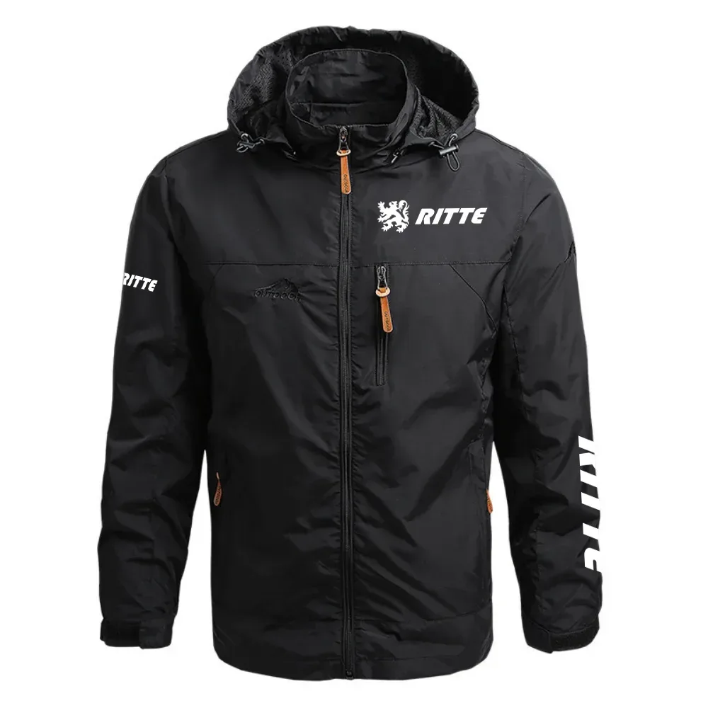 Ritte Exclusive Logo Waterproof Outdoor Jacket Detachable Hood OSBCLWOJ1211RIZ - Ritte Jacket