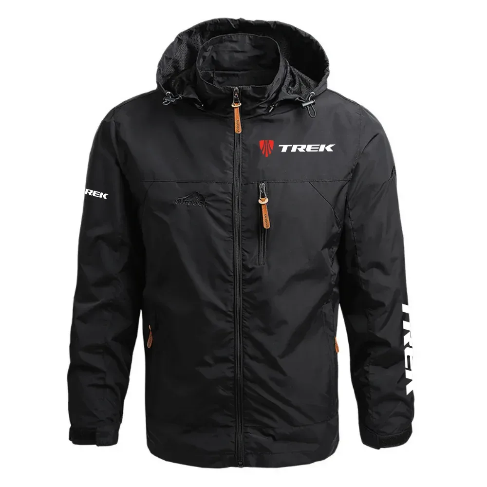 Trek Exclusive Logo Waterproof Outdoor Jacket Detachable Hood OSBCLWOJ1211TEZ - Trek Jacket