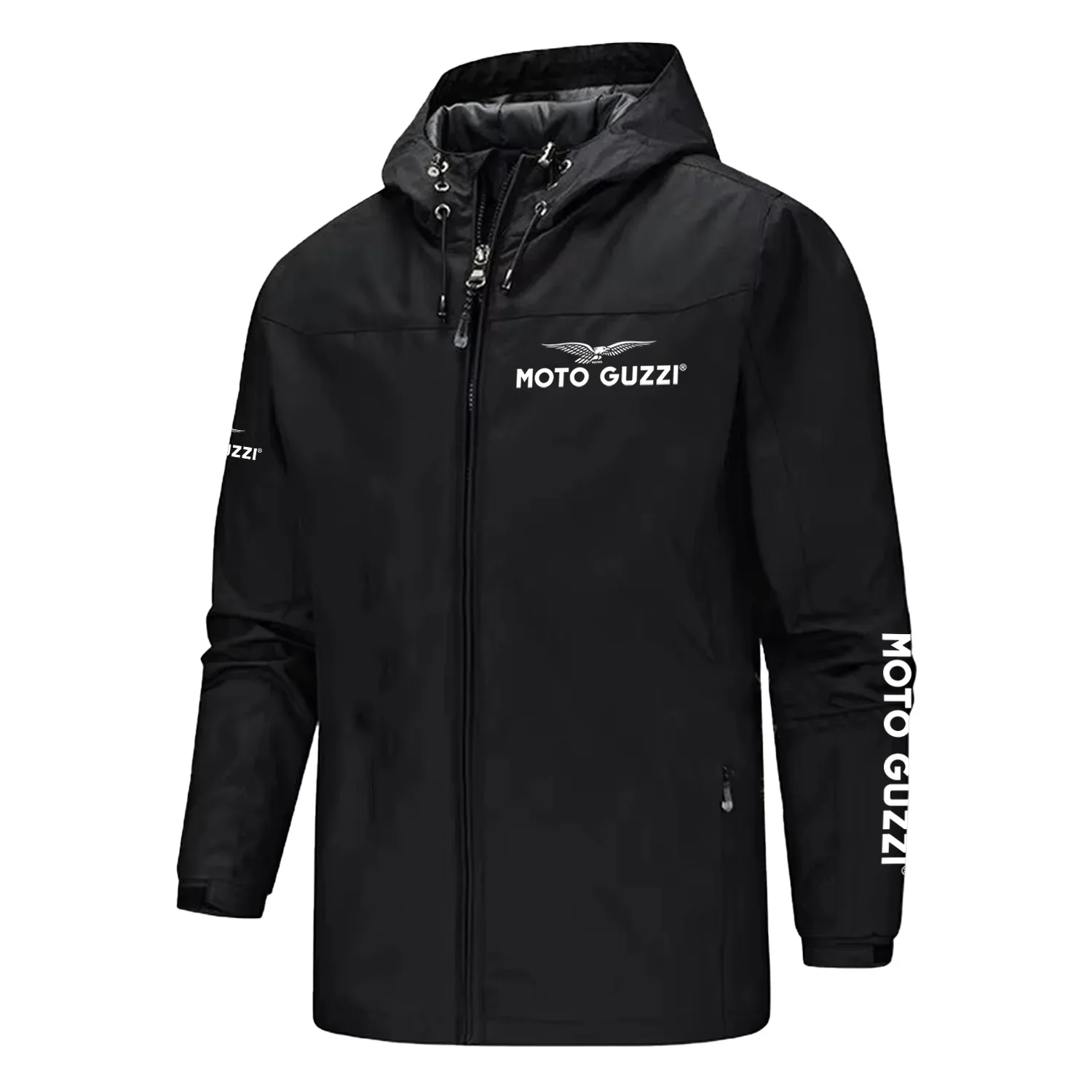 Moto Guzzi Exclusive Logo Softshell Rain Jacket, Waterproof, Breathable, Windbreaker Jacket OSMTB2DRJ1211MGZ - Moto Guzzi Gift