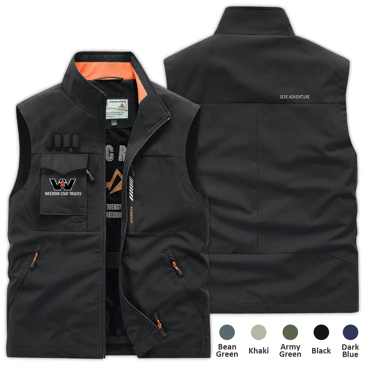 Western Star Exclusive Logo Outdoor Sleeveless Vest OUFAOSV0819WSZ - Western Star Gift