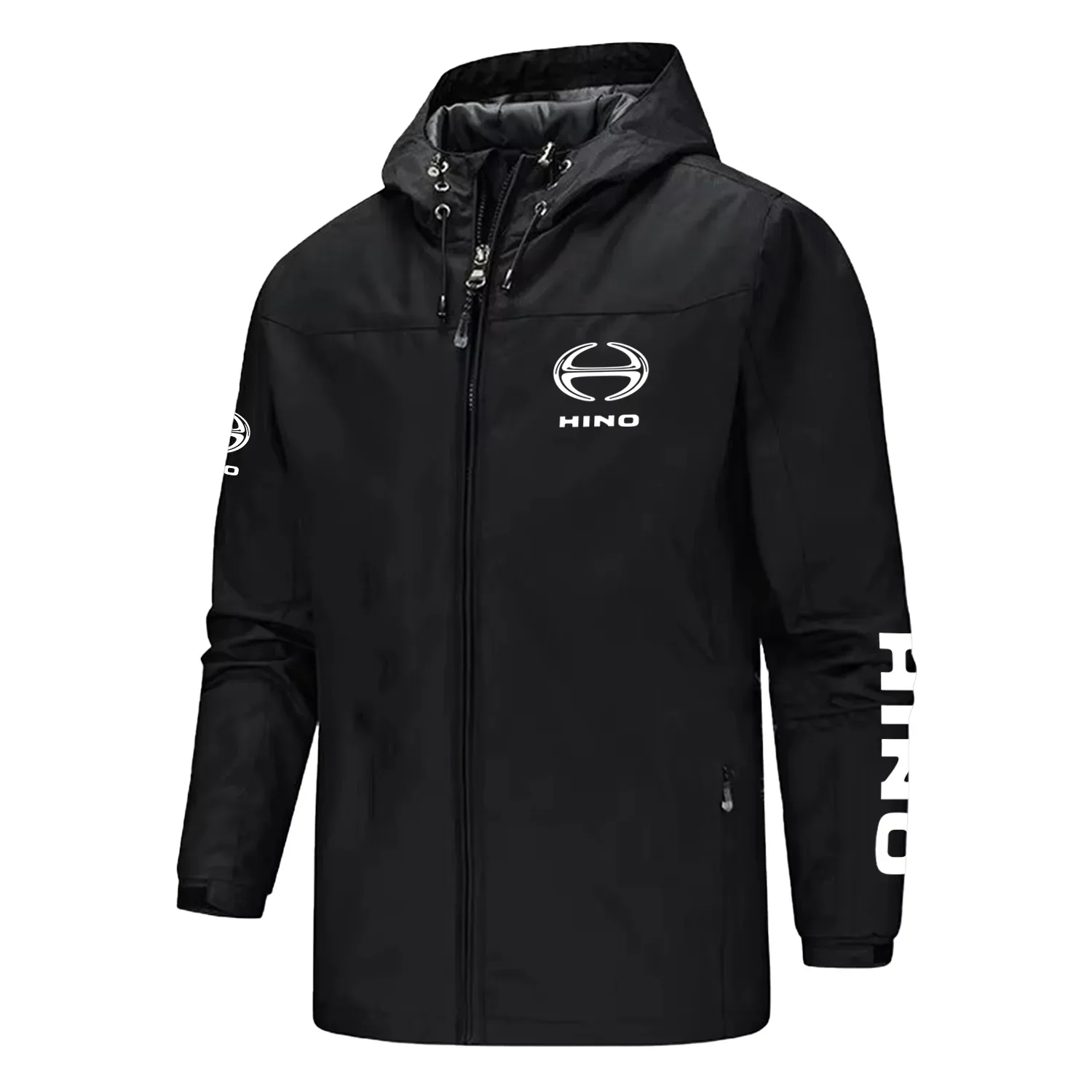Hino Trucks Exclusive Logo Softshell Rain Jacket, Waterproof, Breathable, Windbreaker Jacket OUFASGRJ0819HNZ - Hino Trucks Gift