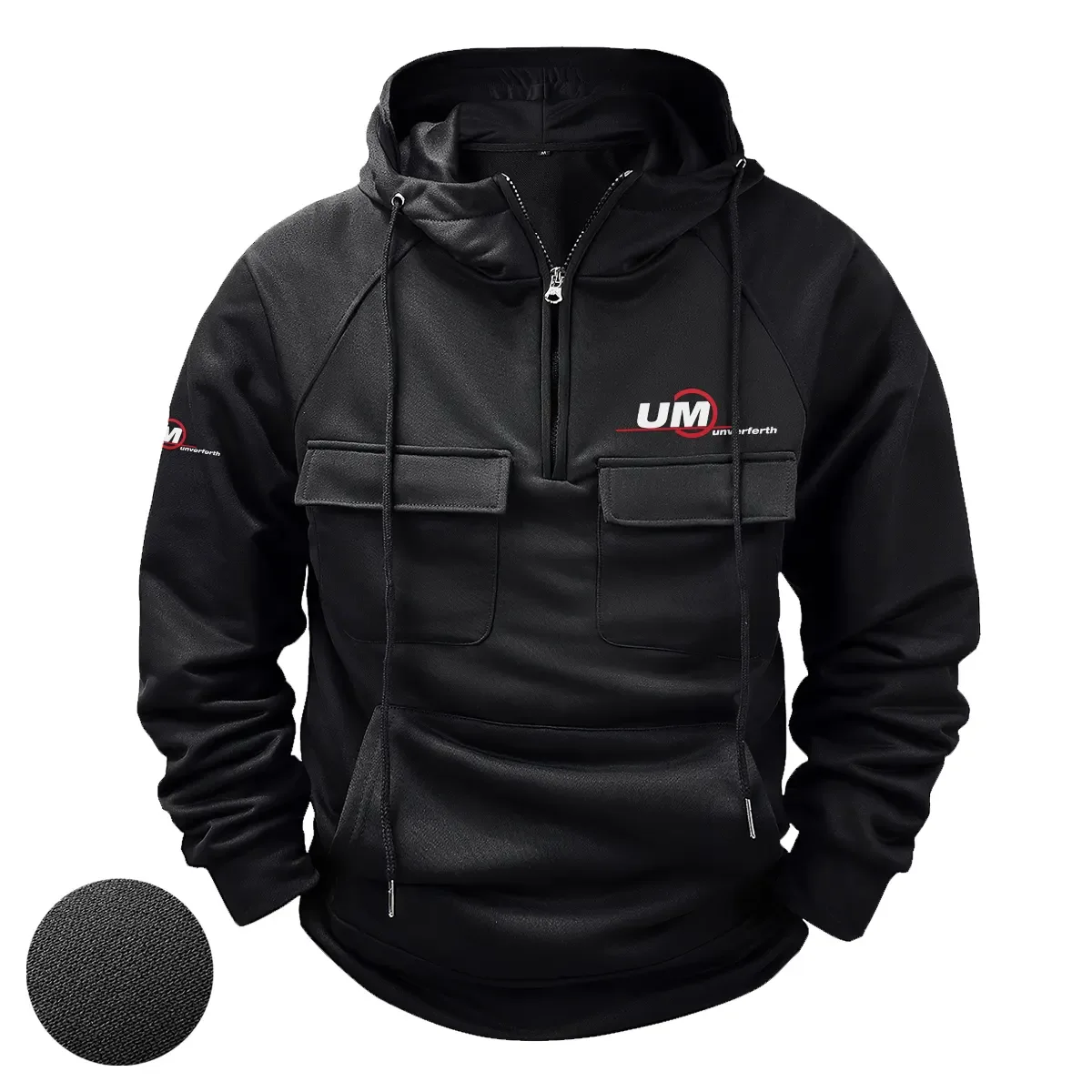 Unverferth Exclusive Logo Tactical Quarter Zip Hoodie OUFATQZ0819UFZ - Unverferth Hoodie