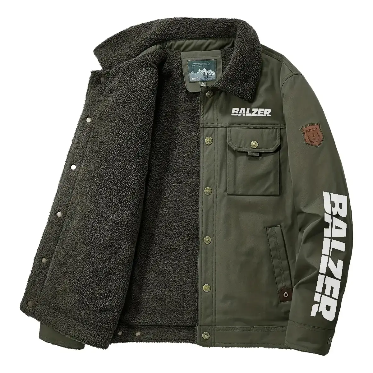 Balzer Exclusive Logo Velvet Coat OUFAVC0611BLZ - Balzer Coat