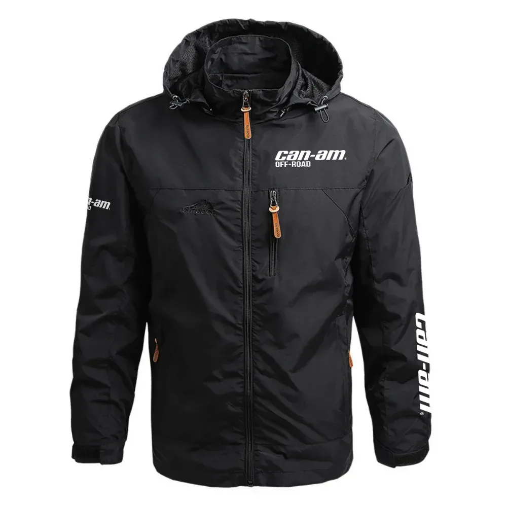 Can Am Exclusive Logo Waterproof Outdoor Jacket Detachable Hood OUFAWOJ0819CAOZ - Can Am Gift