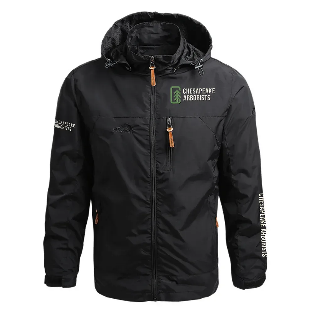 Chesapeake Arborists Exclusive Logo Waterproof Outdoor Jacket Detachable Hood OUFAWOJ0819CAZ0 - Chesapeake Arborists Gift