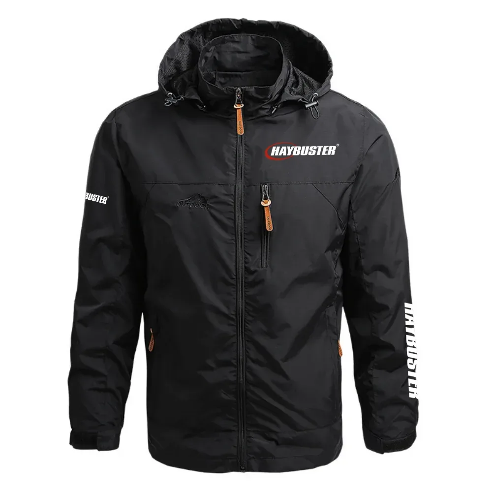 HayBuster Exclusive Logo Waterproof Outdoor Jacket Detachable Hood OUFAWOJ0819HBZ - HayBuster Gift