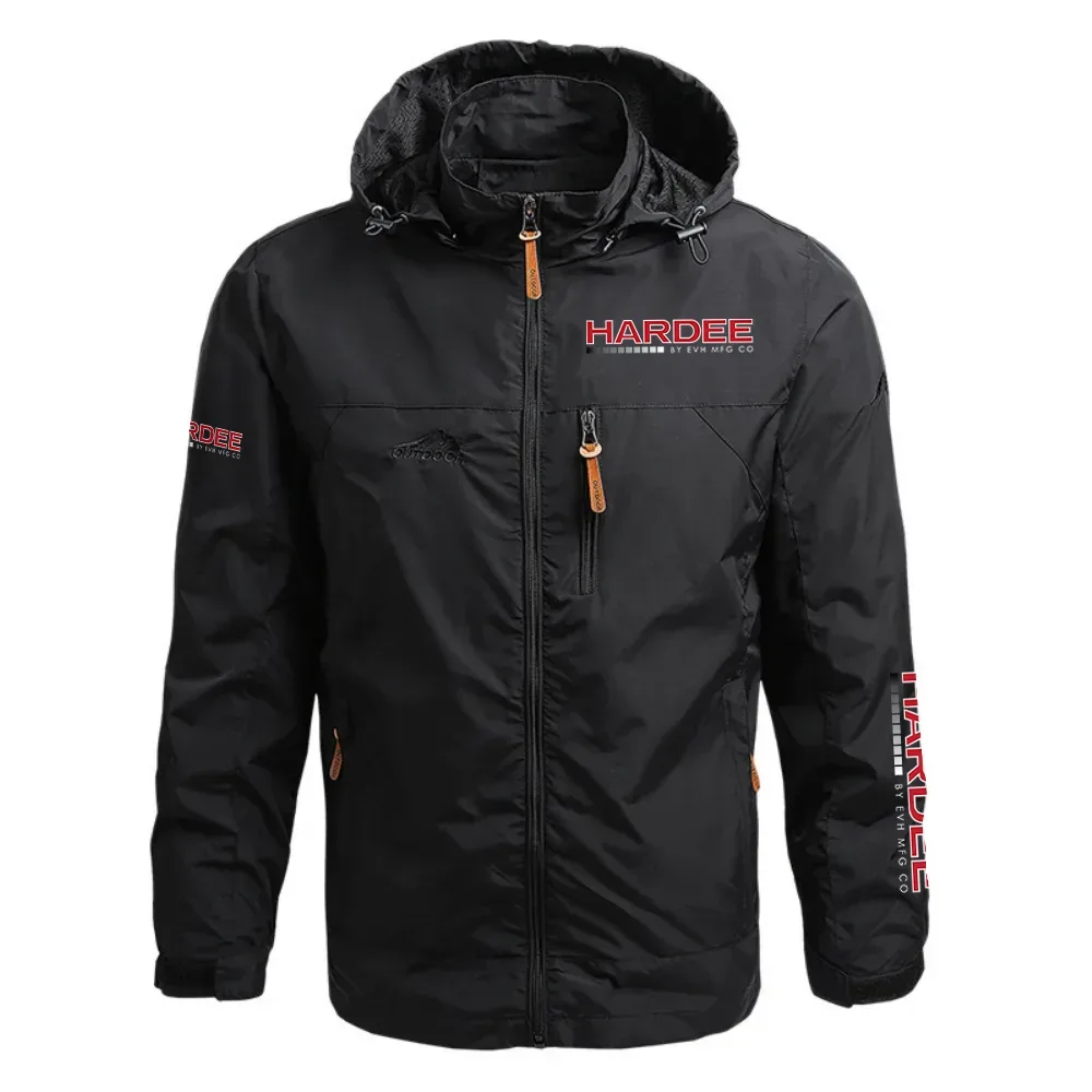 Hardee MFG Exclusive Logo Waterproof Outdoor Jacket Detachable Hood OUFAWOJ0819HDZ - Hardee MFG Gift