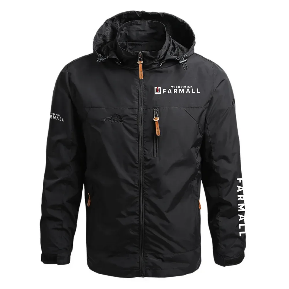 International Harvester Farmall Exclusive Logo Waterproof Outdoor Jacket Detachable Hood OUFAWOJ0819IFZ - International Harvester Farmall Gift
