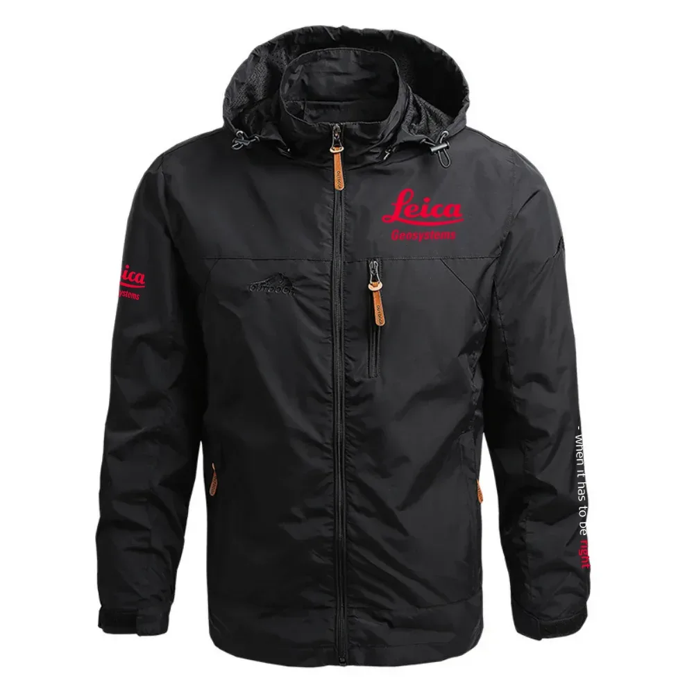 Leica Geosystems Exclusive Logo Waterproof Outdoor Jacket Detachable Hood OUFAWOJ0819LGCZ - Leica Geosystems Gift