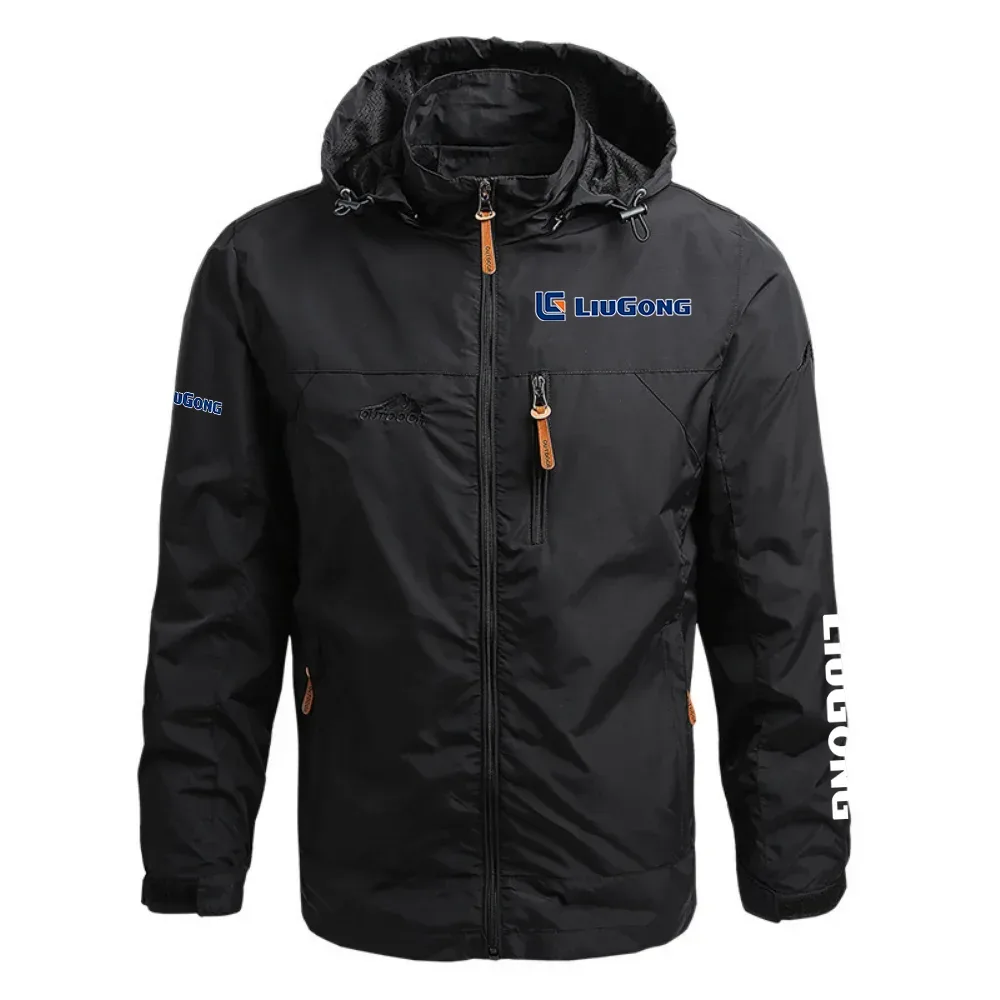 LiuGong Exclusive Logo Waterproof Outdoor Jacket Detachable Hood OUFAWOJ0819LOZ - LiuGong Gift