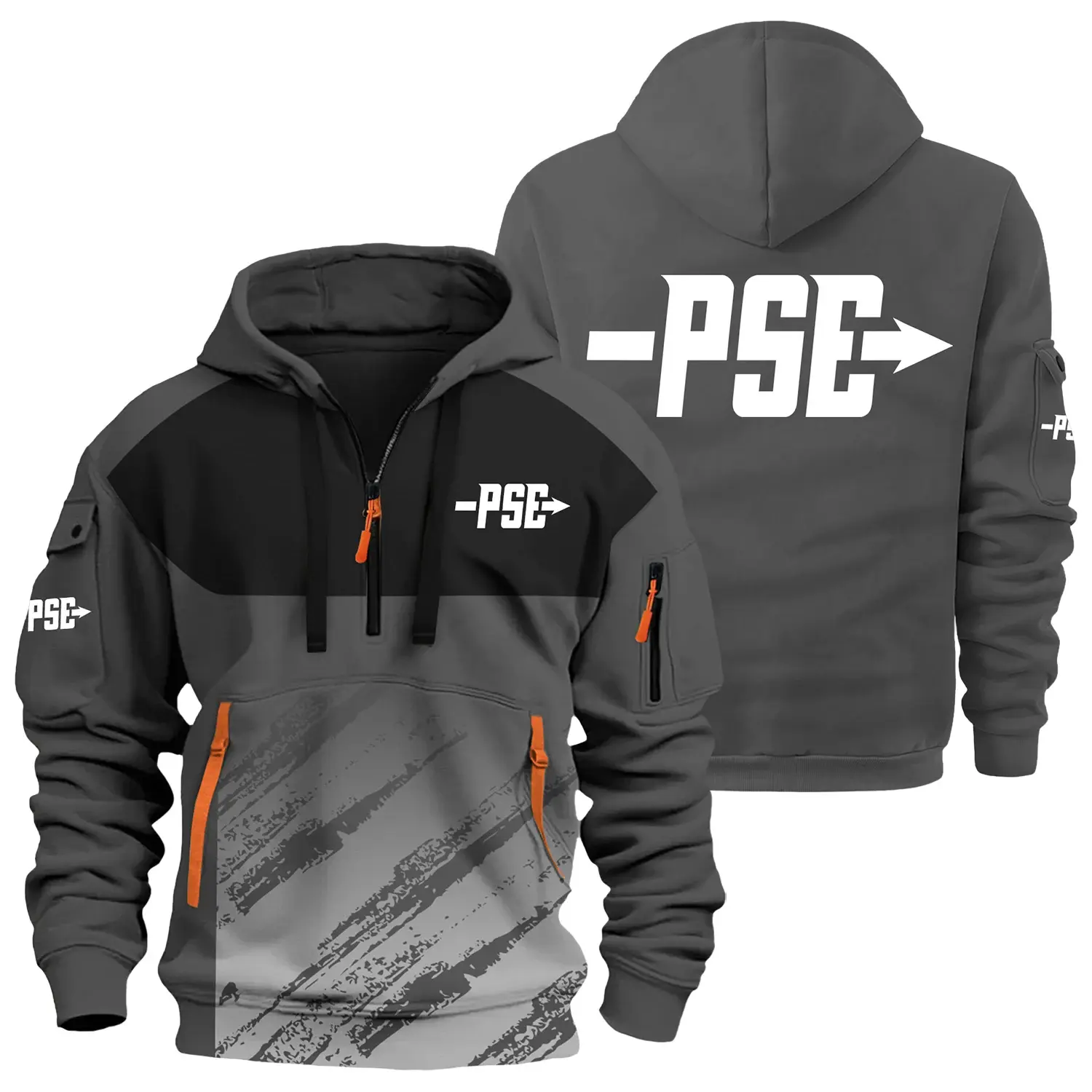 PSE Archery Exclusive Logo Half Zipper Hoodie OUHU3DHHZ04PAZ - PSE Archery Hoodie