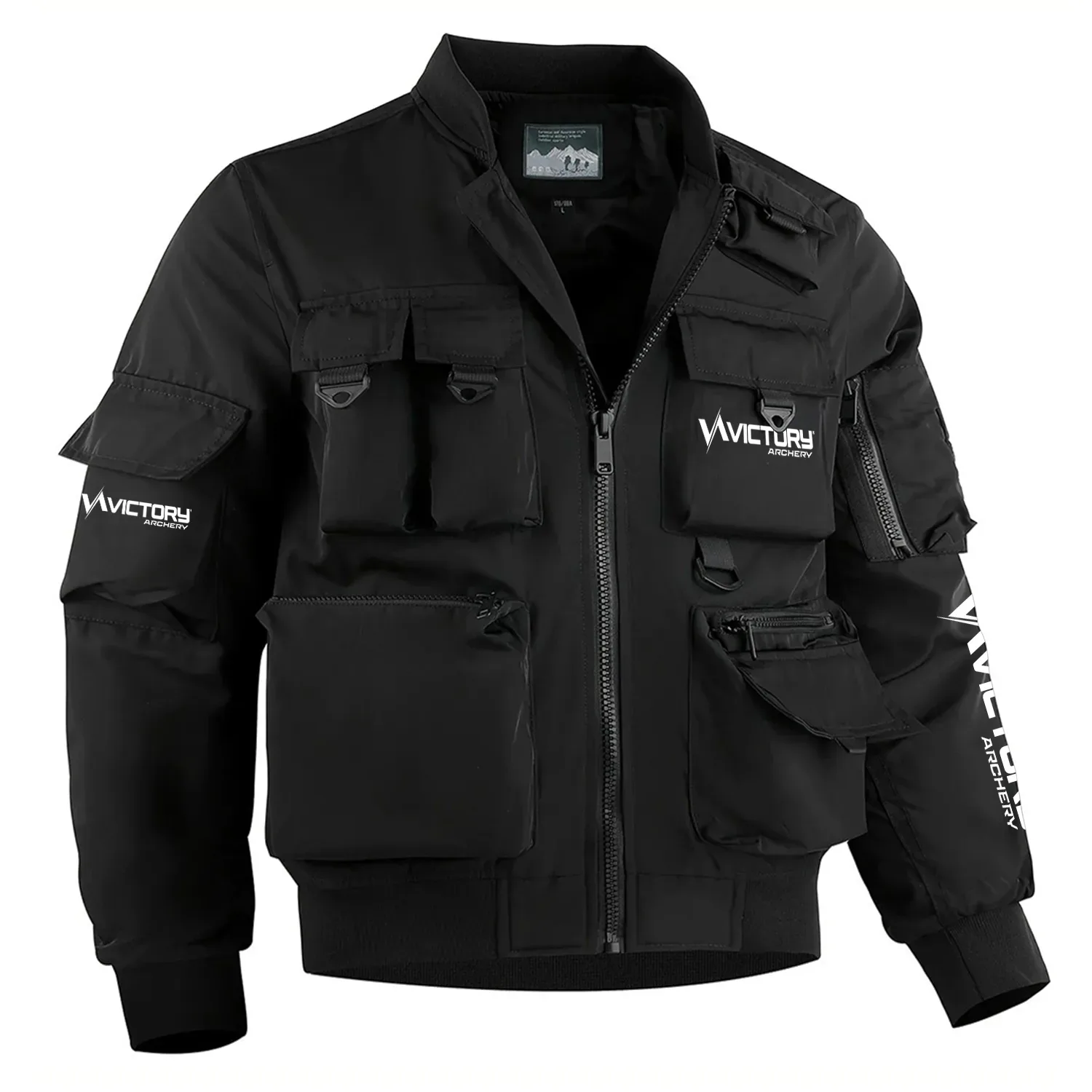 Victory Archery Exclusive Logo Multi Pocket Bomber Jacket Waterproof Windproof OUHUMPBJ0815VAZ - Victory Archery Gift