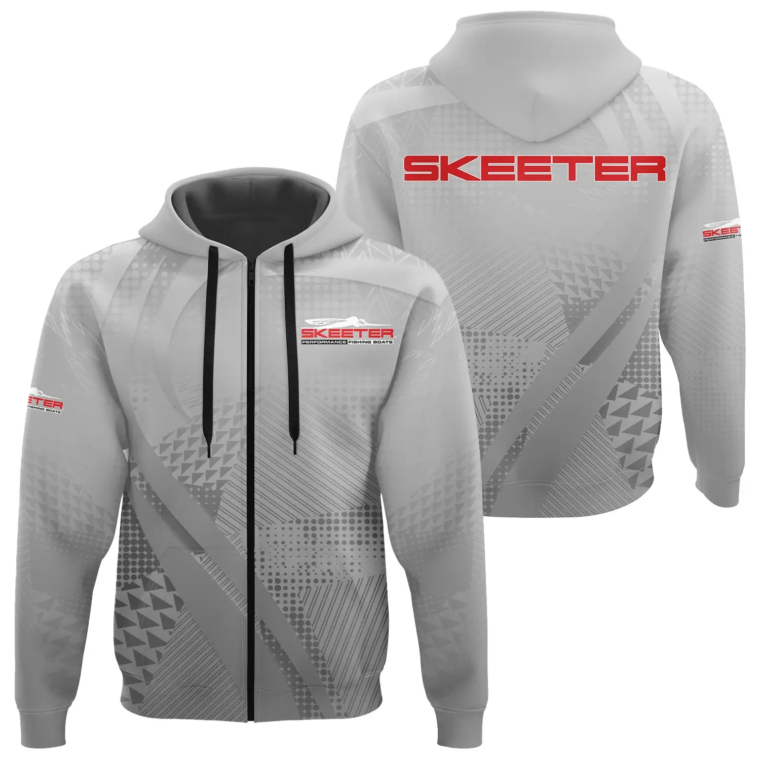 Skeeter Exclusive Logo Zipper Hoodie TTFSHDZ3D081907STZ - Skeeter Hoodie