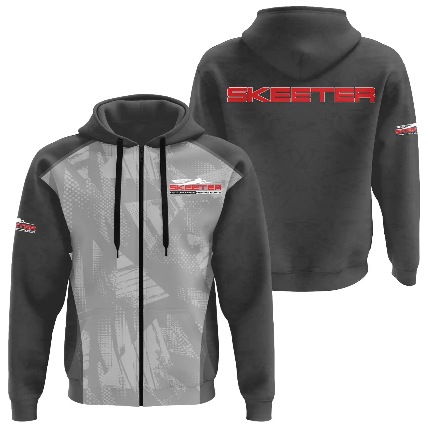 Skeeter Exclusive Logo Zipper Hoodie TTFSHDZ3D081910STZ - Skeeter Hoodie