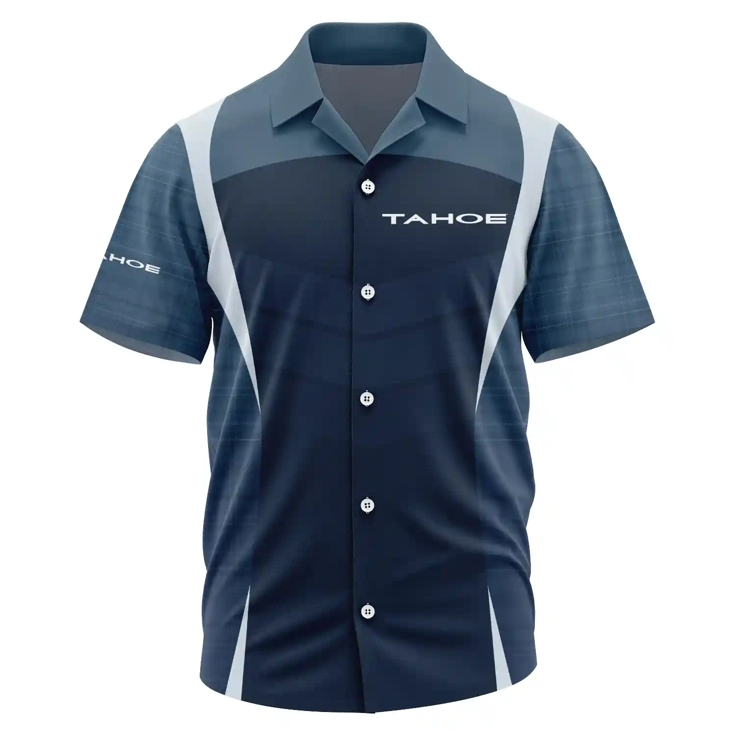Tahoe Exclusive Logo Short Sleeve Camp Collar Shirt TTFSHWSCS1903003TAZ - Tahoe Shirt