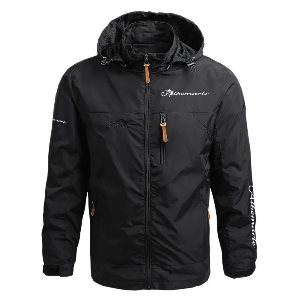 Albemarle Exclusive Logo Waterproof Outdoor Jacket Detachable Hood TTFSWOJ2510ABZ - Albemarle Jacket