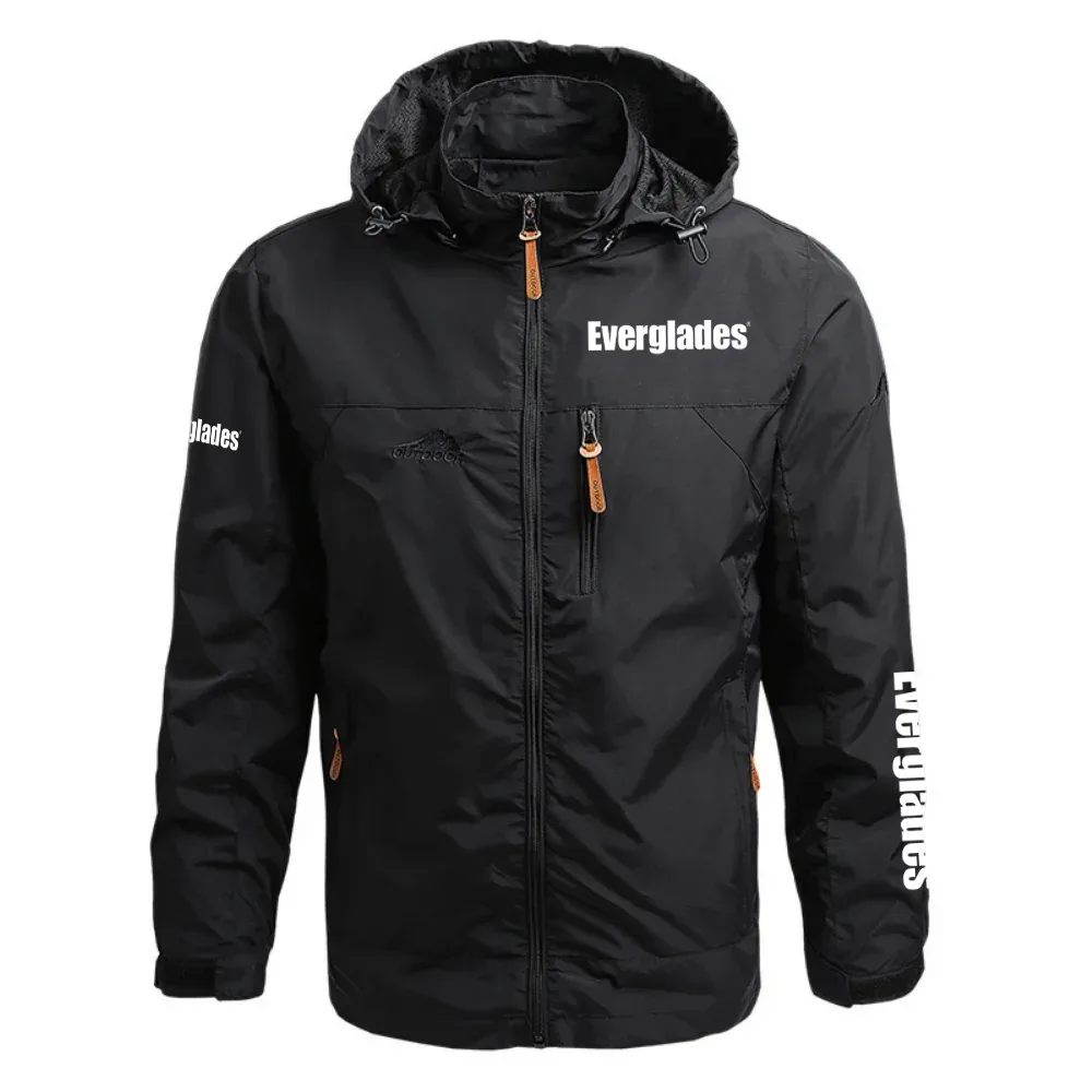 Everglades Exclusive Logo Waterproof Outdoor Jacket Detachable Hood TTFSWOJ2510ERZ - Everglades Jacket