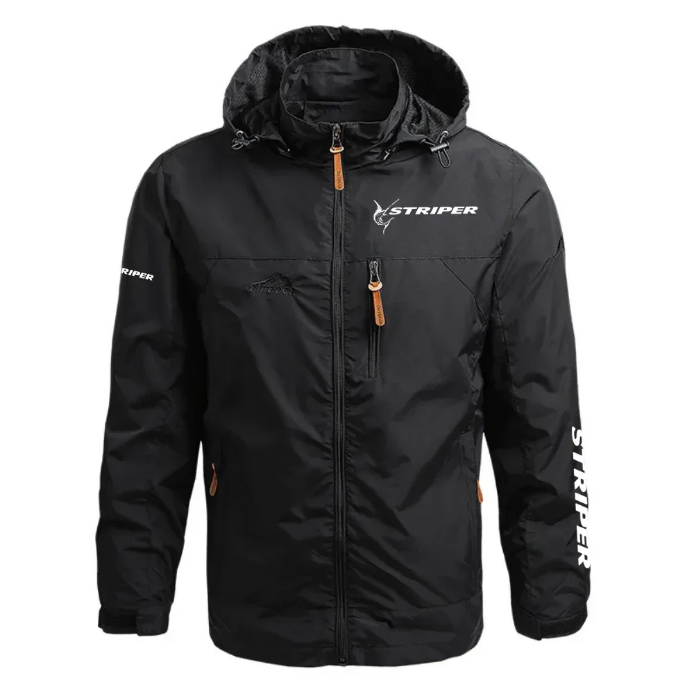 Striper Exclusive Logo Waterproof Outdoor Jacket Detachable Hood TTFSWOJ2510SPEZ - Striper Jacket