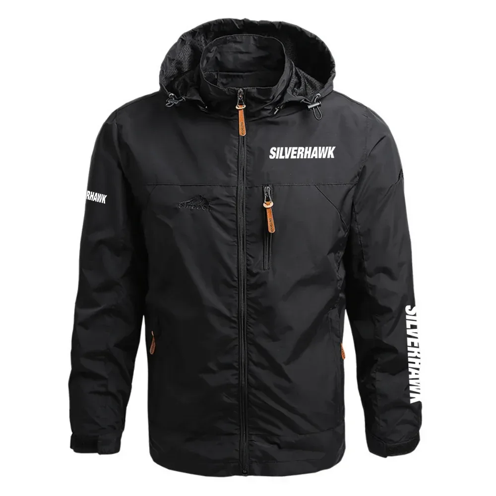 Silverhawk Exclusive Logo Waterproof Outdoor Jacket Detachable Hood TTFSWOJ2510SQZ - Silverhawk Jacket