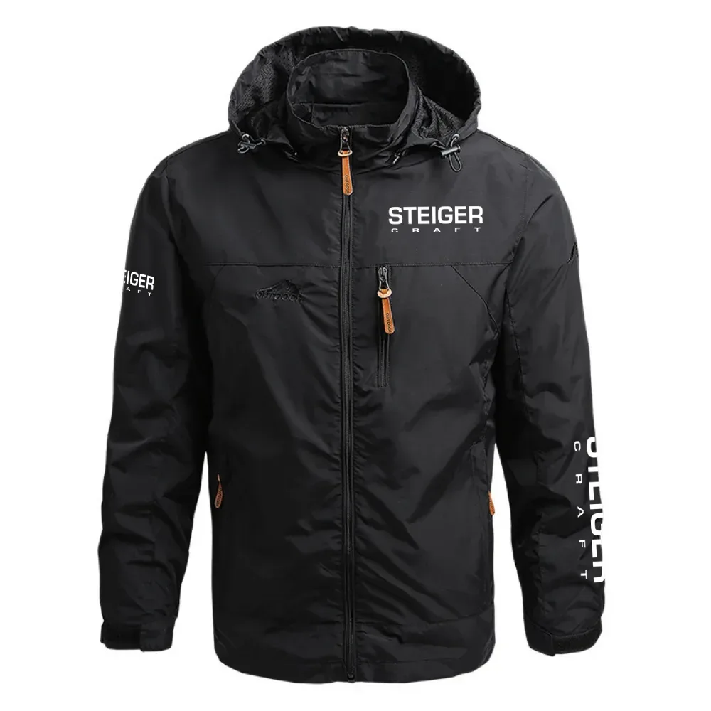 Steiger Craft Exclusive Logo Waterproof Outdoor Jacket Detachable Hood TTFSWOJ2510STEZ - Steiger Craft Jacket
