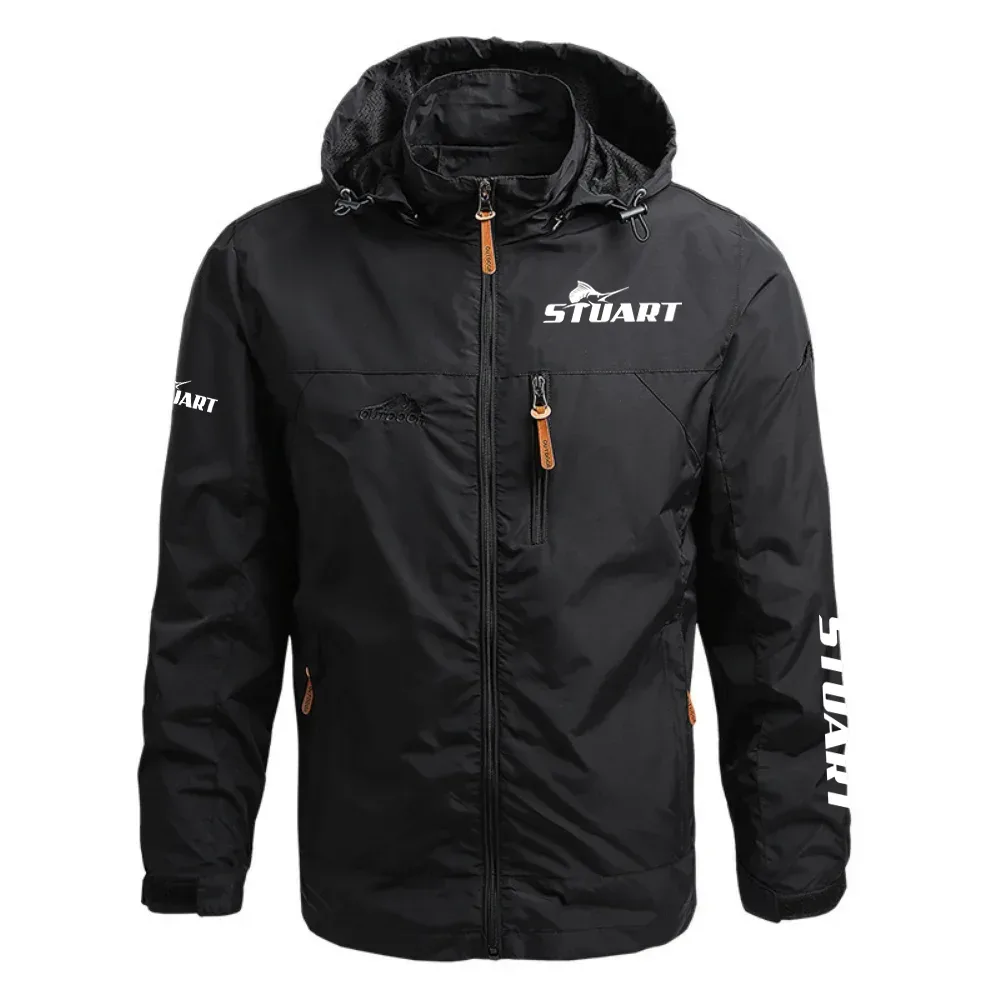 Stuart Exclusive Logo Waterproof Outdoor Jacket Detachable Hood TTFSWOJ2510STUZ - Stuart Jacket