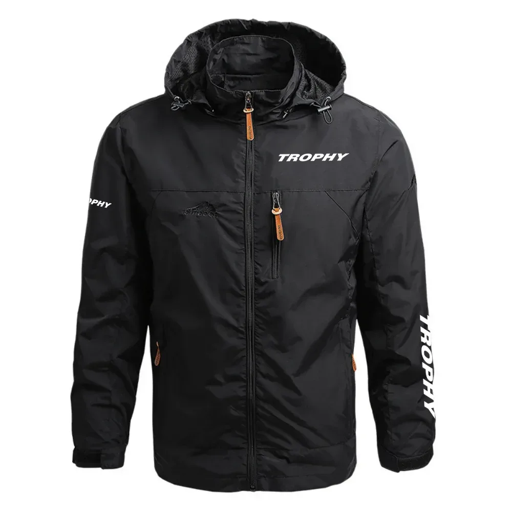 Trophy Exclusive Logo Waterproof Outdoor Jacket Detachable Hood TTFSWOJ2510TOZ - Trophy Jacket
