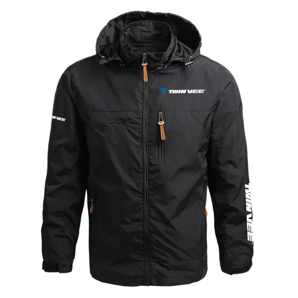 Twin Vee Exclusive Logo Waterproof Outdoor Jacket Detachable Hood TTFSWOJ2510TVZ - Twin Vee Jacket
