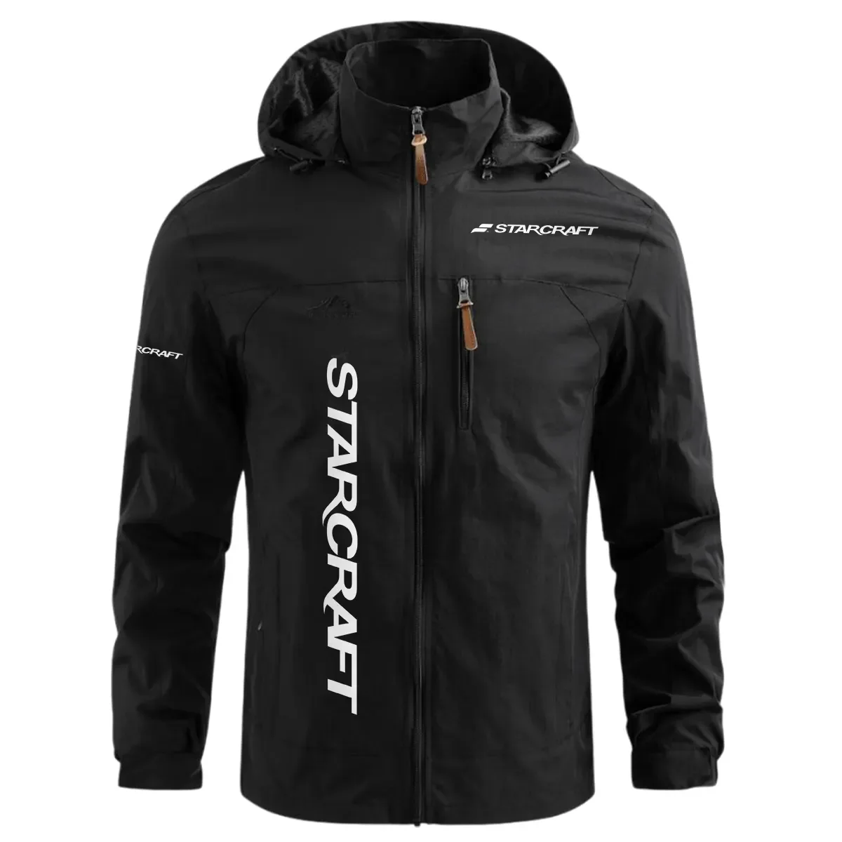 StarCraft Exclusive Logo Waterproof Windbreaker Jacket Detachable Hood TTFSWOJN2510SCZ - StarCraft Jacket