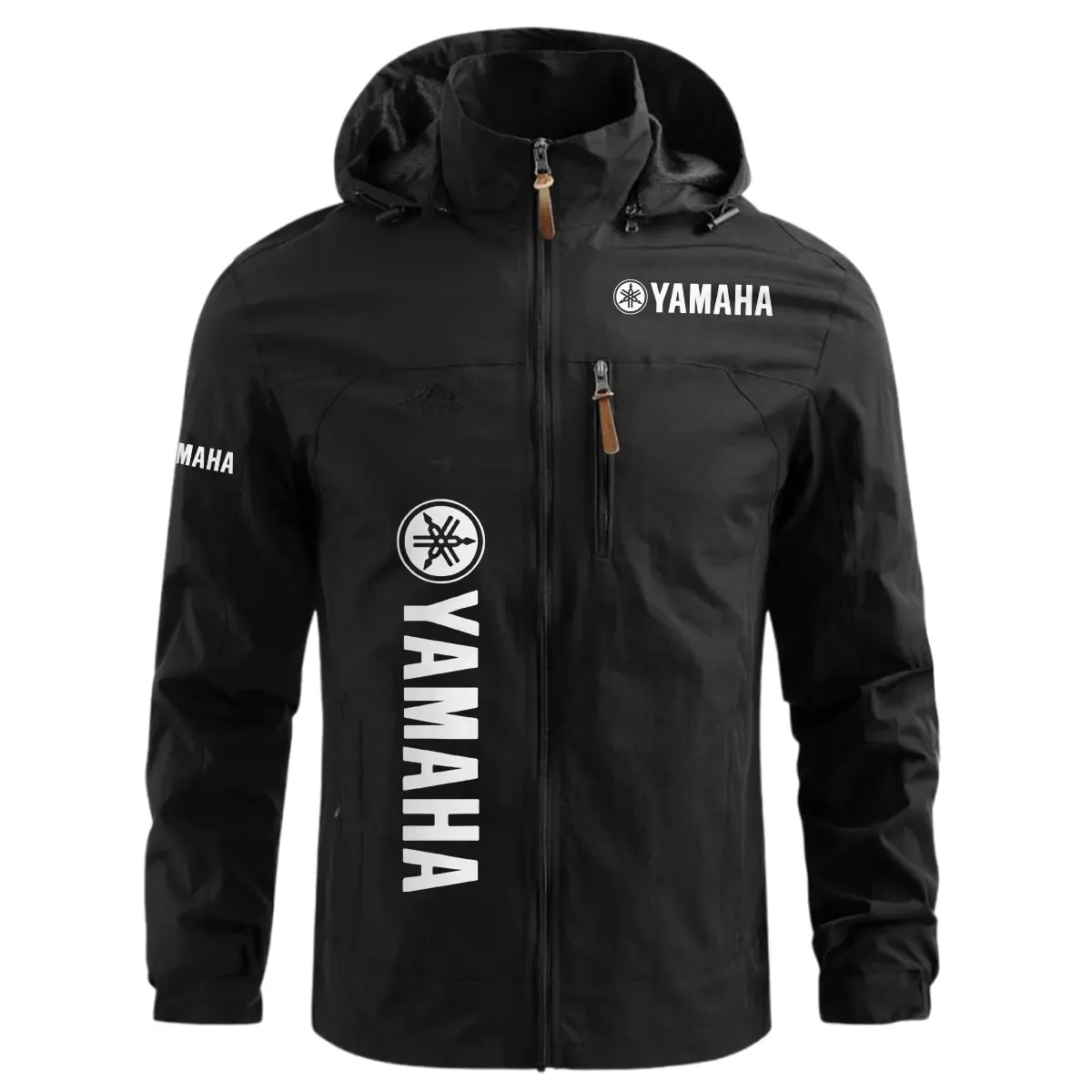 Yamaha Exclusive Logo Waterproof Windbreaker Jacket Detachable Hood TTFSWOJN2510YZ - Yamaha Jacket