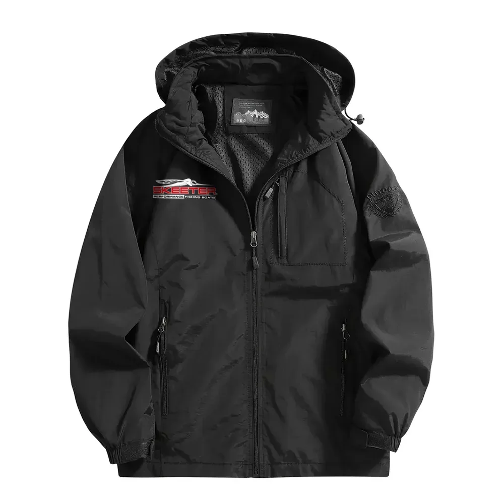Skeeter Exclusive Logo Soft-Shell Jacket Detachable Hood HCPDSSJ75STZ - Skeeter Gift