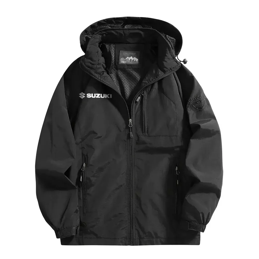 Suzuki Exclusive Logo Soft-Shell Jacket Detachable Hood HCPDSSJ75SUZ - Suzuki Gift