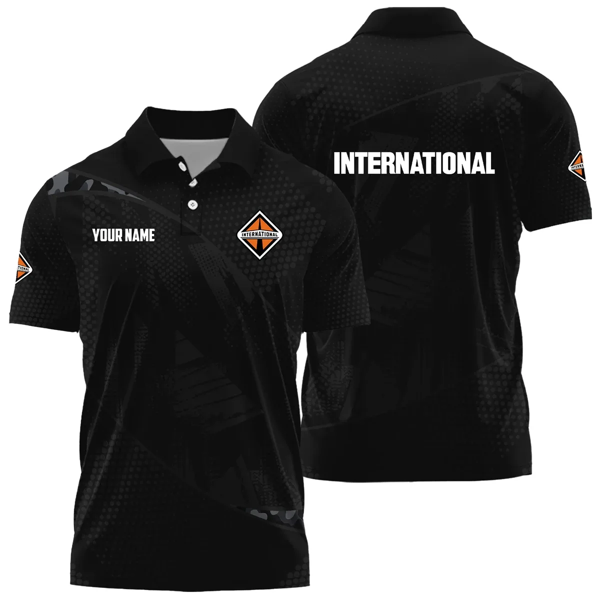 International Trucks Exclusive Logo Polo Shirt OUFAPLTS081912INZ - International Trucks Polo Shirt