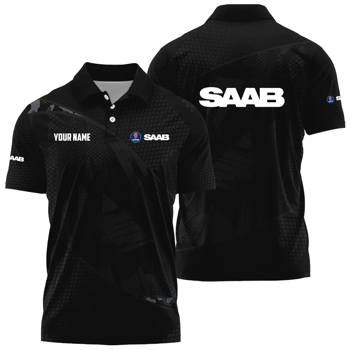 Saab Exclusive Logo Polo Shirt OUFAPLTS081912SBZ - Saab Polo Shirt