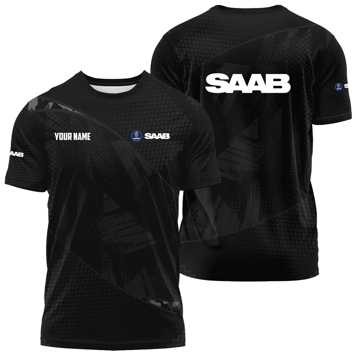 Saab Exclusive Logo T-Shirt OUFAPLTS081912SBZ - Saab T-Shirt