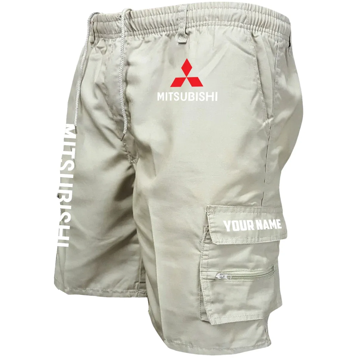 Mitsubishi Exclusive Logo Workwear Casual Shorts OUFAWCS0819MSBZ - Mitsubishi Shorts