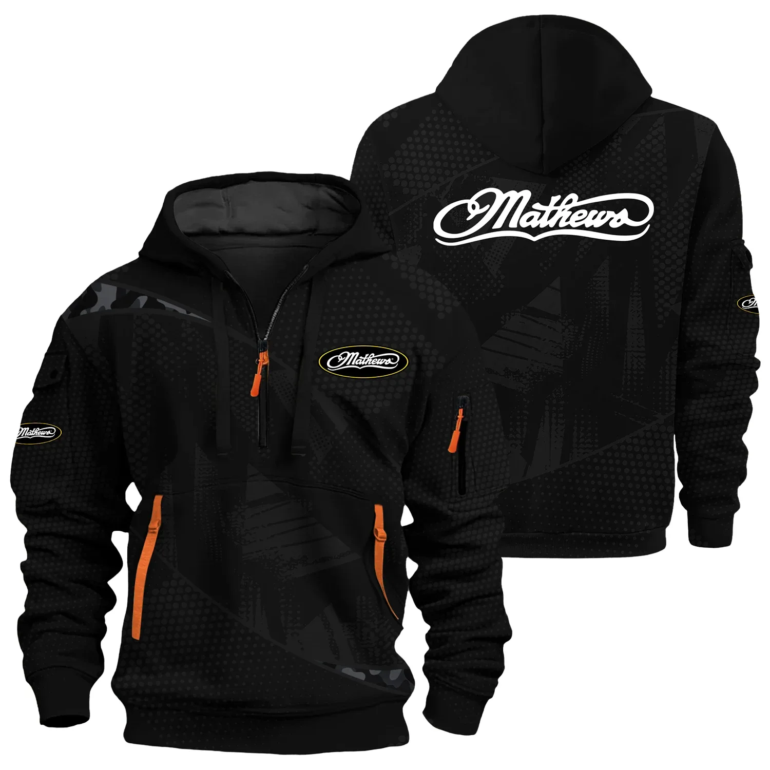 Mathews Archery Exclusive Hoodie Half Zipper OUHU3DHHZ12MAZ - Mathews Archery Hoodie
