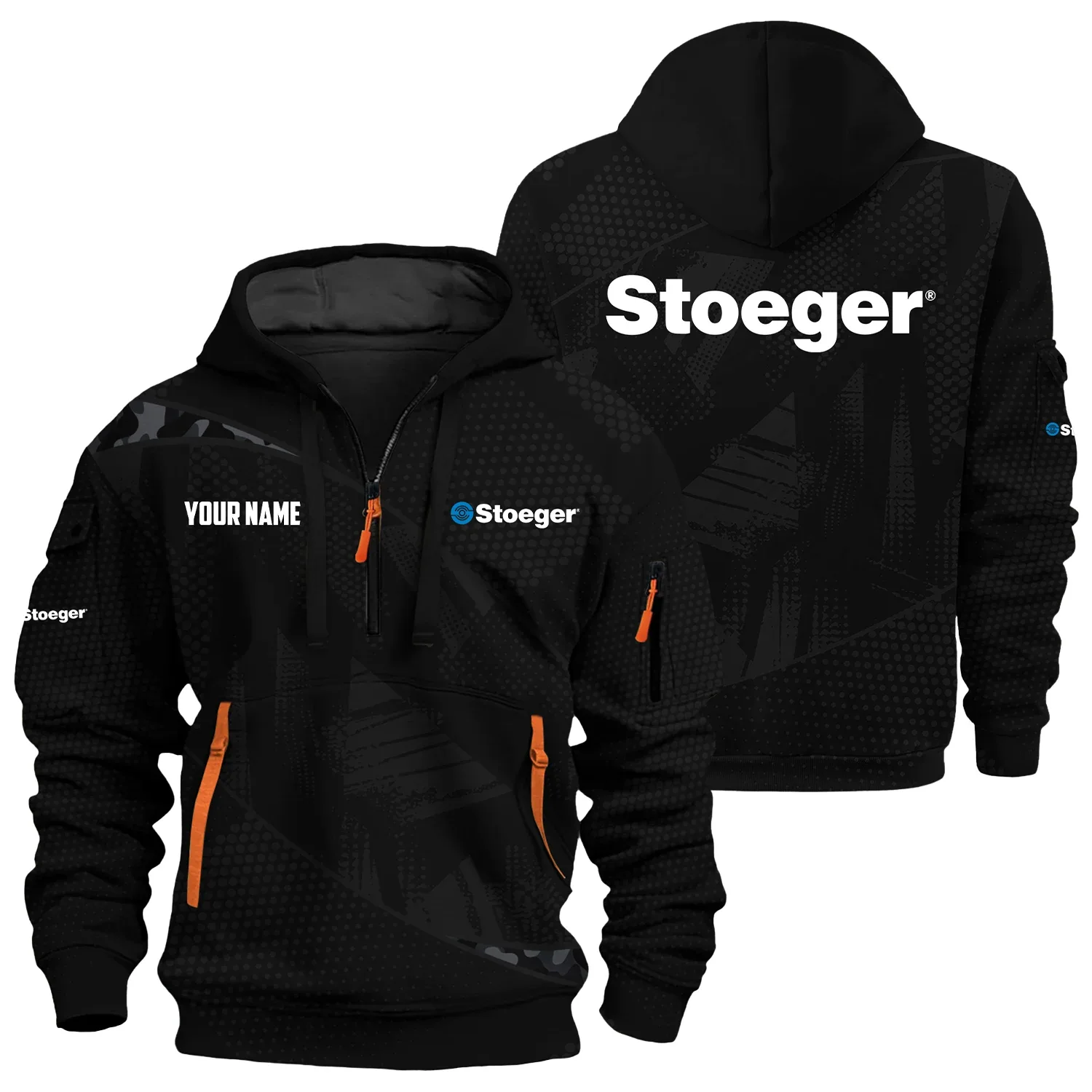 Stoeger Exclusive Hoodie Half Zipper OUHU3DHHZ12SGZ - Stoeger Hoodie