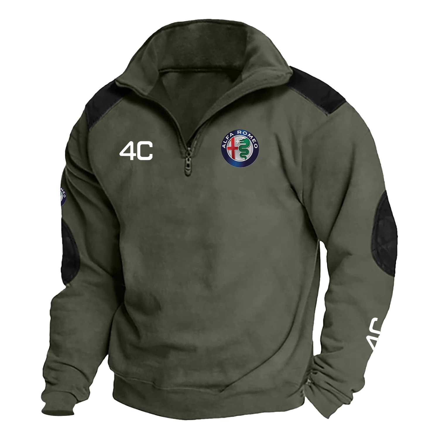 Alfa Romeo 4C Coupe Exclusive Logo Tactical Quarter-Zip Sweatshirt HTSCSAFCOU - Alfa Romeo 4C Coupe Sweatshirt
