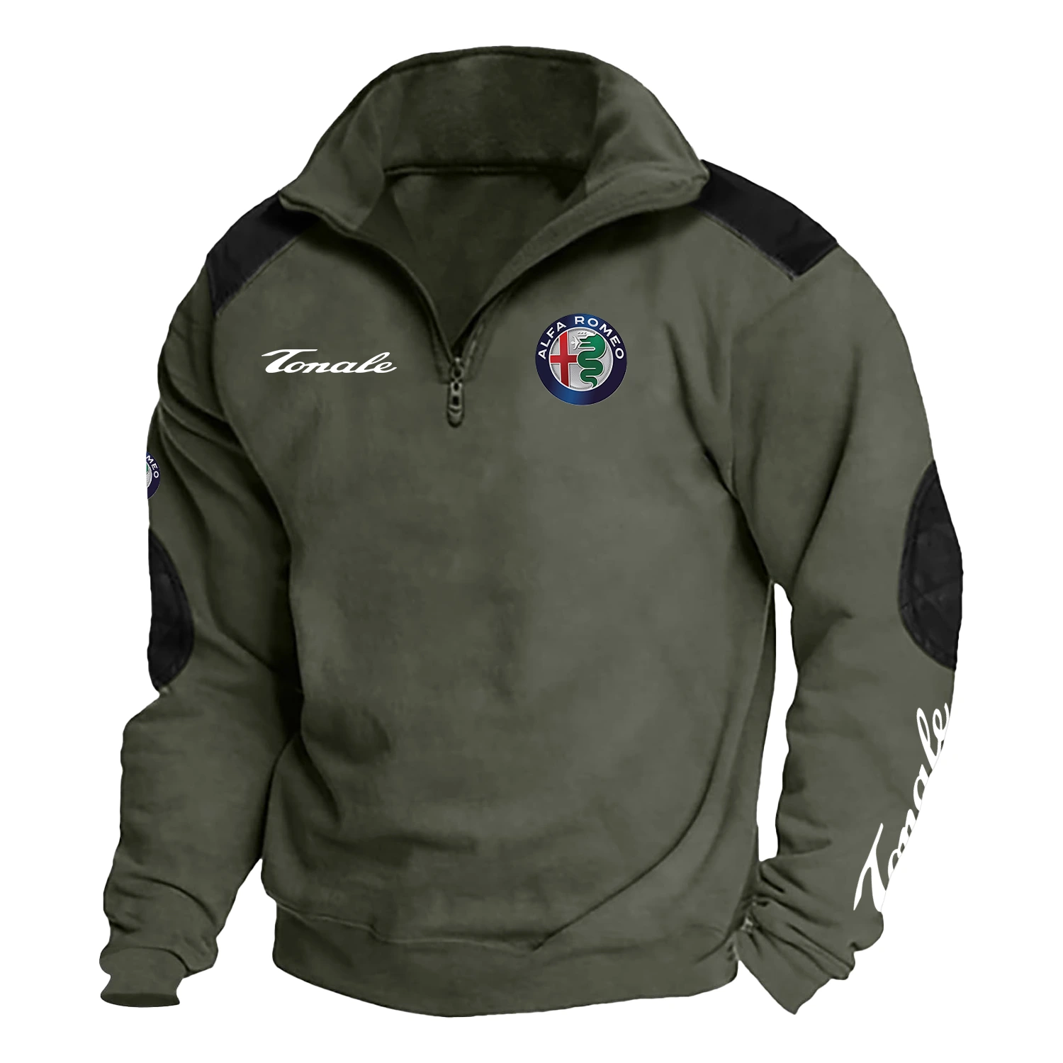 Alfa Romeo Tonale Exclusive Logo Tactical Quarter-Zip Sweatshirt HTSCSAFTON - Alfa Romeo Tonale Sweatshirt