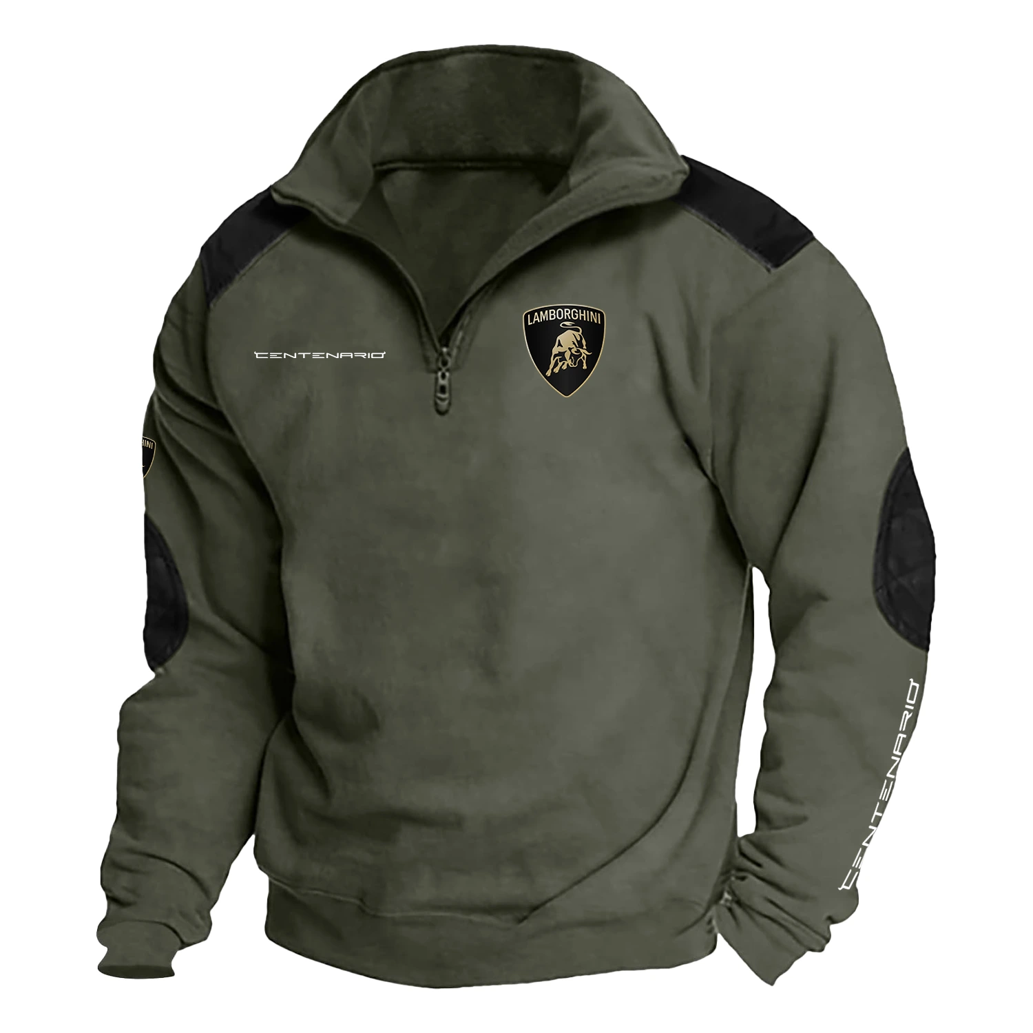 Lamborghini Centenario   Exclusive Logo Tactical Quarter-Zip Sweatshirt HTSCSLBGCEN - Lamborghini Centenario   Sweatshirt